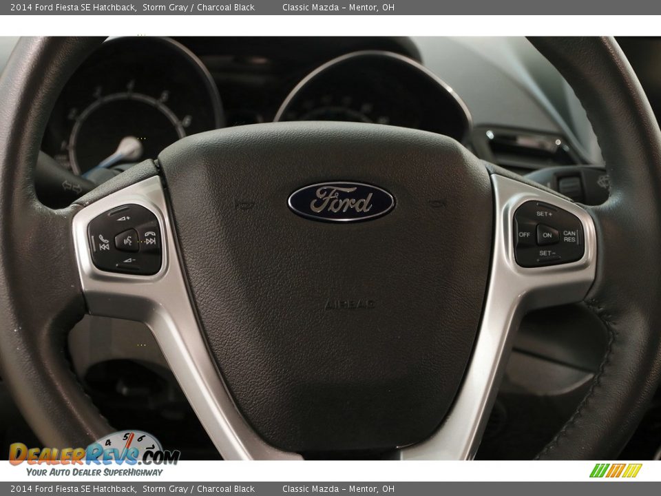 2014 Ford Fiesta SE Hatchback Storm Gray / Charcoal Black Photo #8