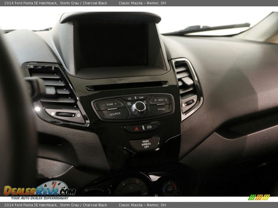 2014 Ford Fiesta SE Hatchback Storm Gray / Charcoal Black Photo #10