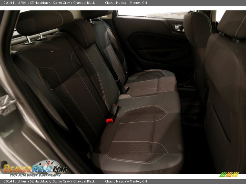 2014 Ford Fiesta SE Hatchback Storm Gray / Charcoal Black Photo #22