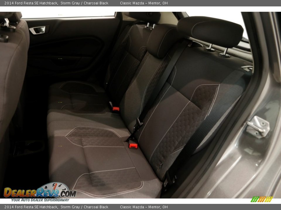 2014 Ford Fiesta SE Hatchback Storm Gray / Charcoal Black Photo #23