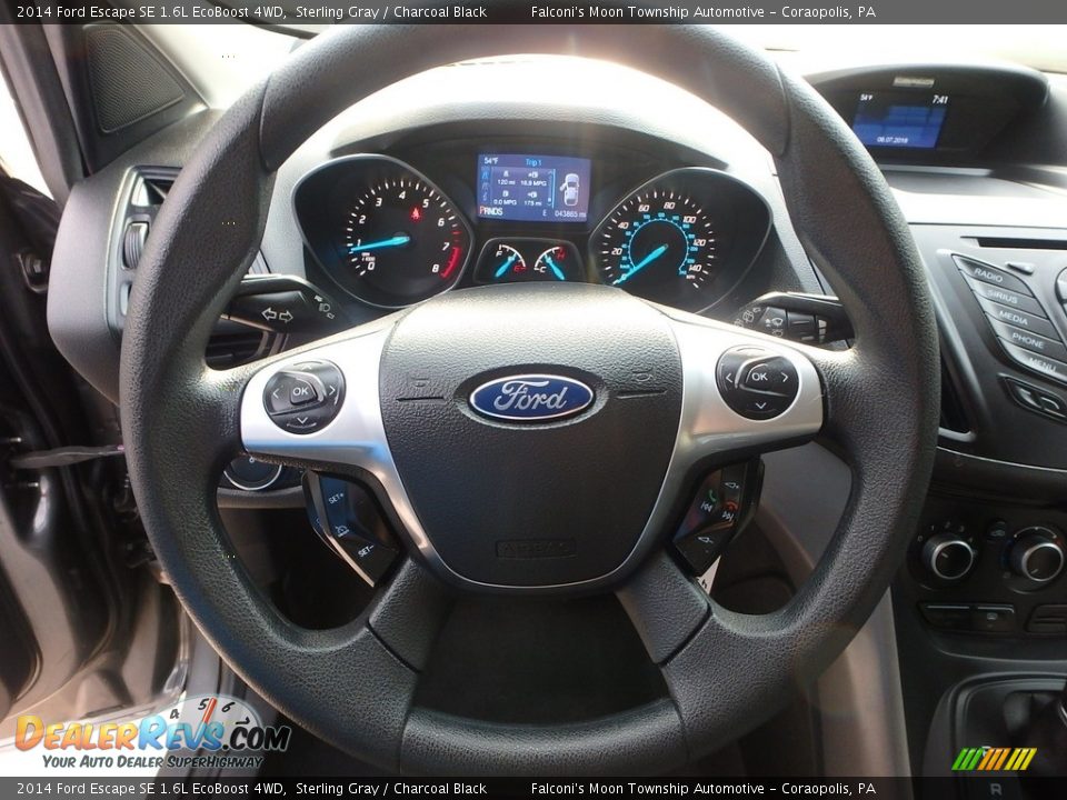 2014 Ford Escape SE 1.6L EcoBoost 4WD Sterling Gray / Charcoal Black Photo #21