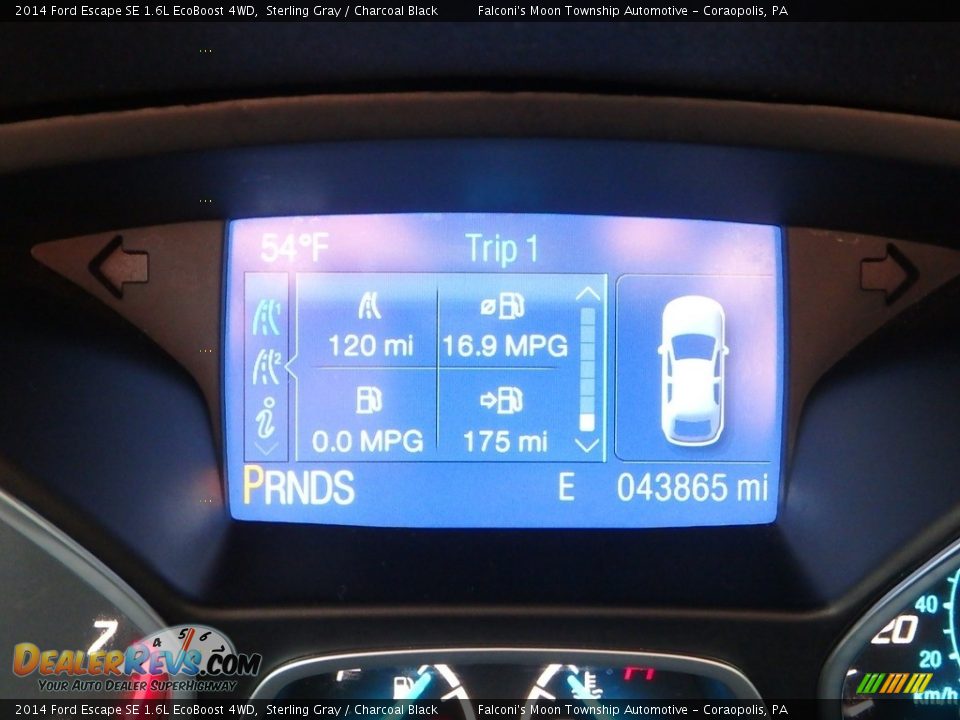 2014 Ford Escape SE 1.6L EcoBoost 4WD Sterling Gray / Charcoal Black Photo #24