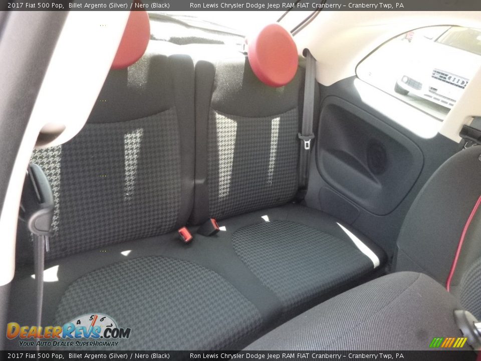 2017 Fiat 500 Pop Billet Argento (Silver) / Nero (Black) Photo #12