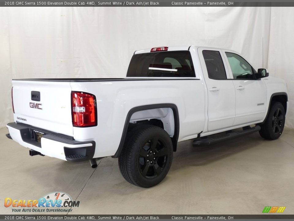 2018 GMC Sierra 1500 Elevation Double Cab 4WD Summit White / Dark Ash/Jet Black Photo #2