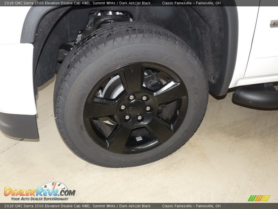 2018 GMC Sierra 1500 Elevation Double Cab 4WD Summit White / Dark Ash/Jet Black Photo #5