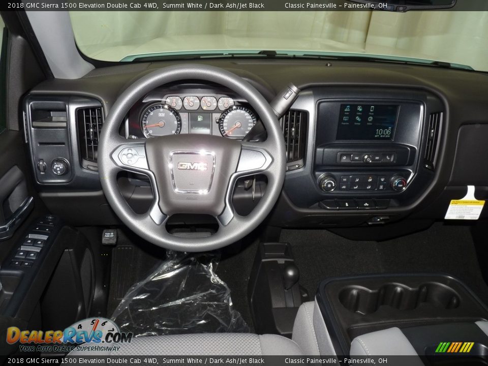 2018 GMC Sierra 1500 Elevation Double Cab 4WD Summit White / Dark Ash/Jet Black Photo #8