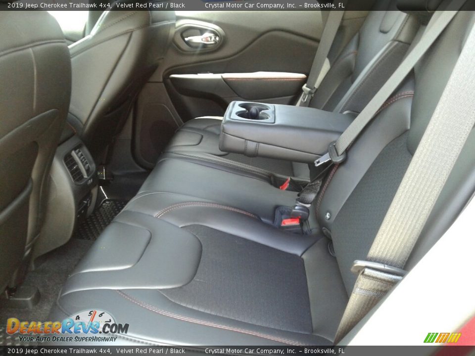 2019 Jeep Cherokee Trailhawk 4x4 Velvet Red Pearl / Black Photo #10