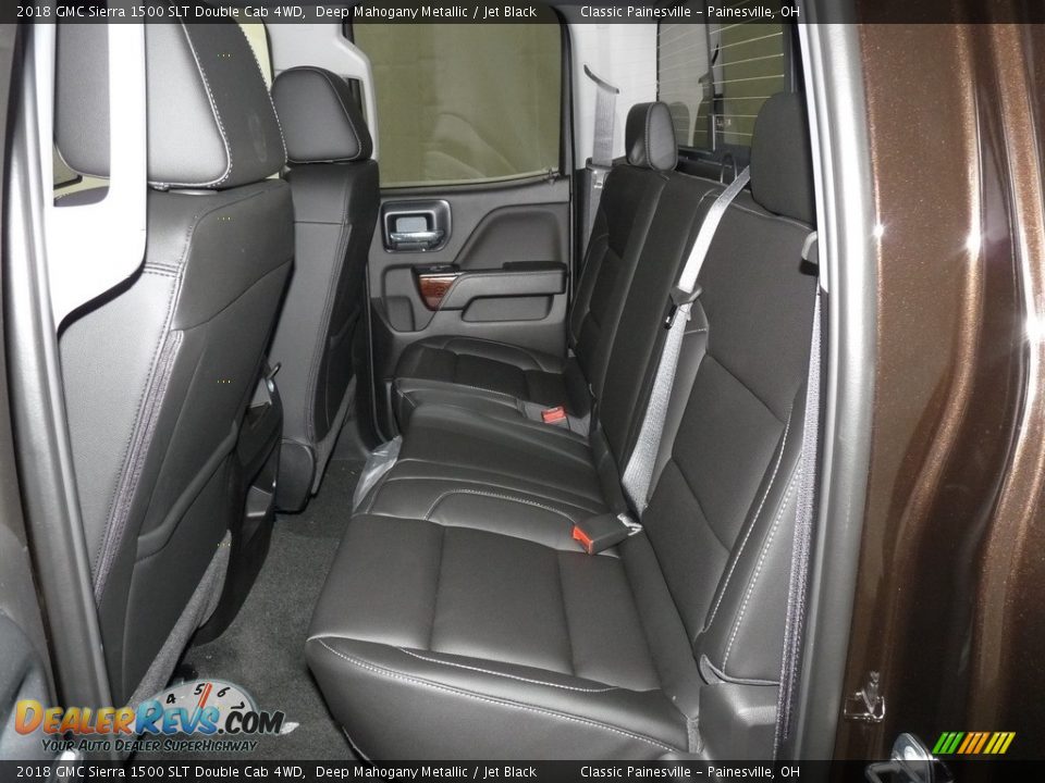 2018 GMC Sierra 1500 SLT Double Cab 4WD Deep Mahogany Metallic / Jet Black Photo #7