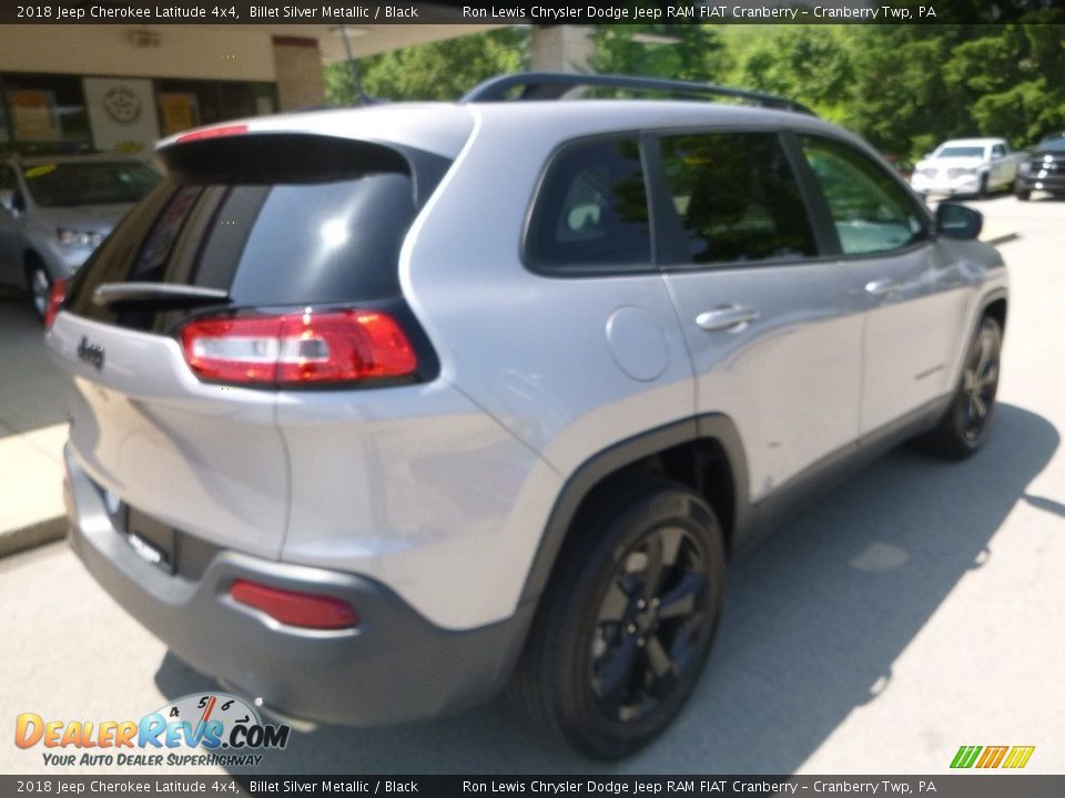 2018 Jeep Cherokee Latitude 4x4 Billet Silver Metallic / Black Photo #2