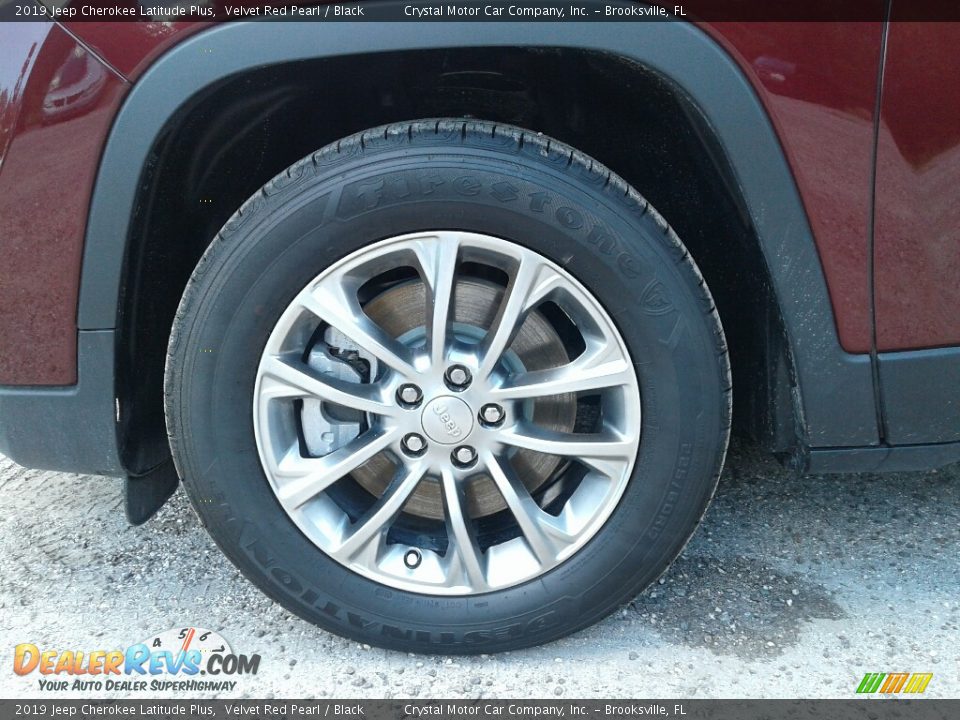 2019 Jeep Cherokee Latitude Plus Velvet Red Pearl / Black Photo #20