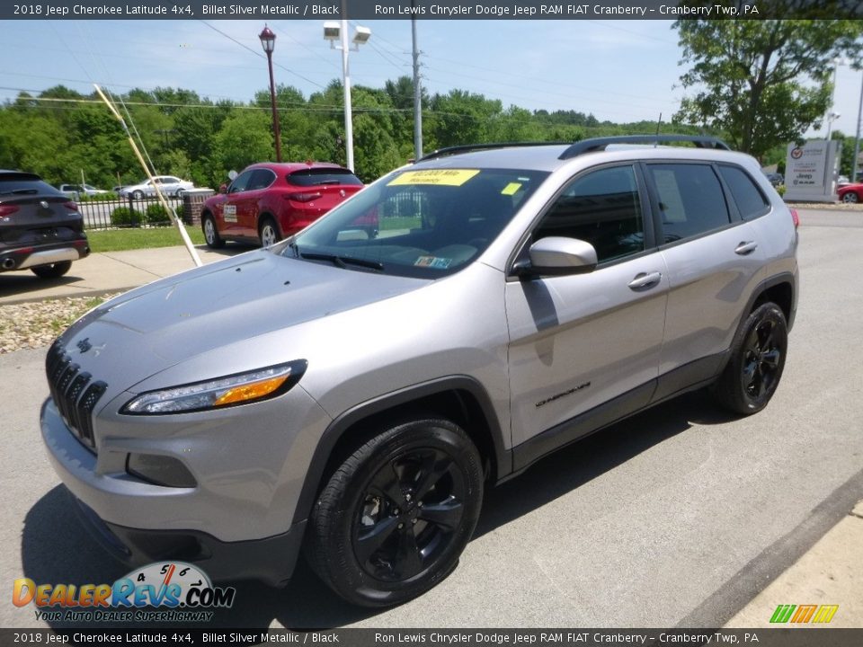 2018 Jeep Cherokee Latitude 4x4 Billet Silver Metallic / Black Photo #5