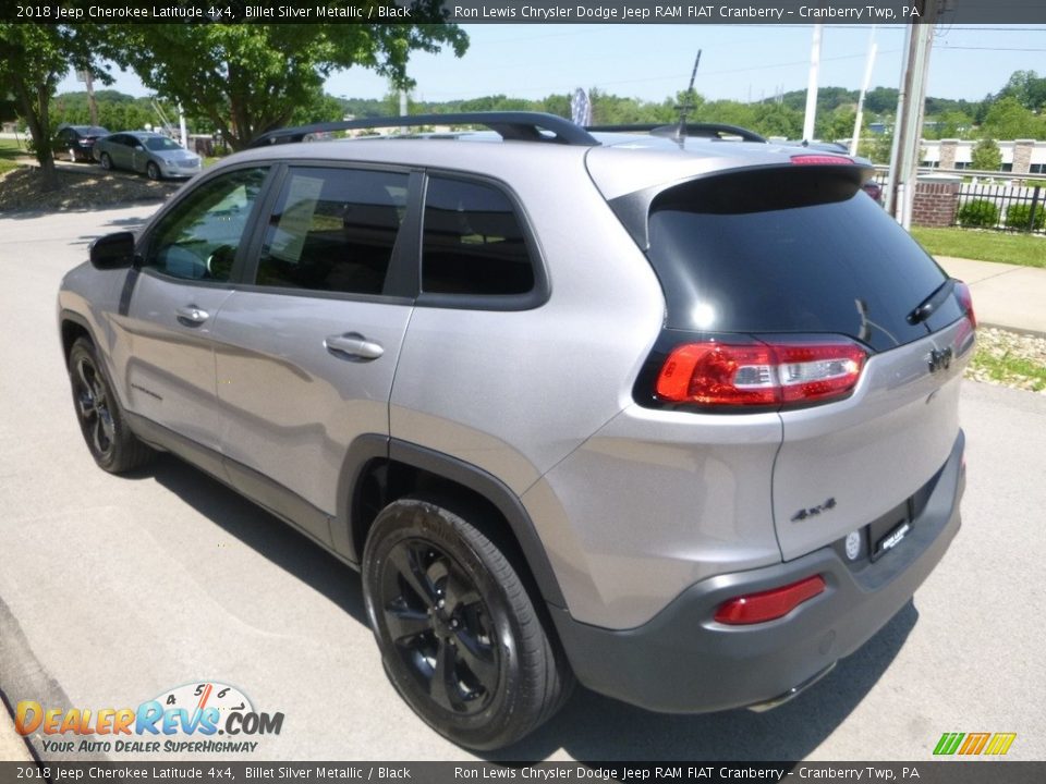 2018 Jeep Cherokee Latitude 4x4 Billet Silver Metallic / Black Photo #7
