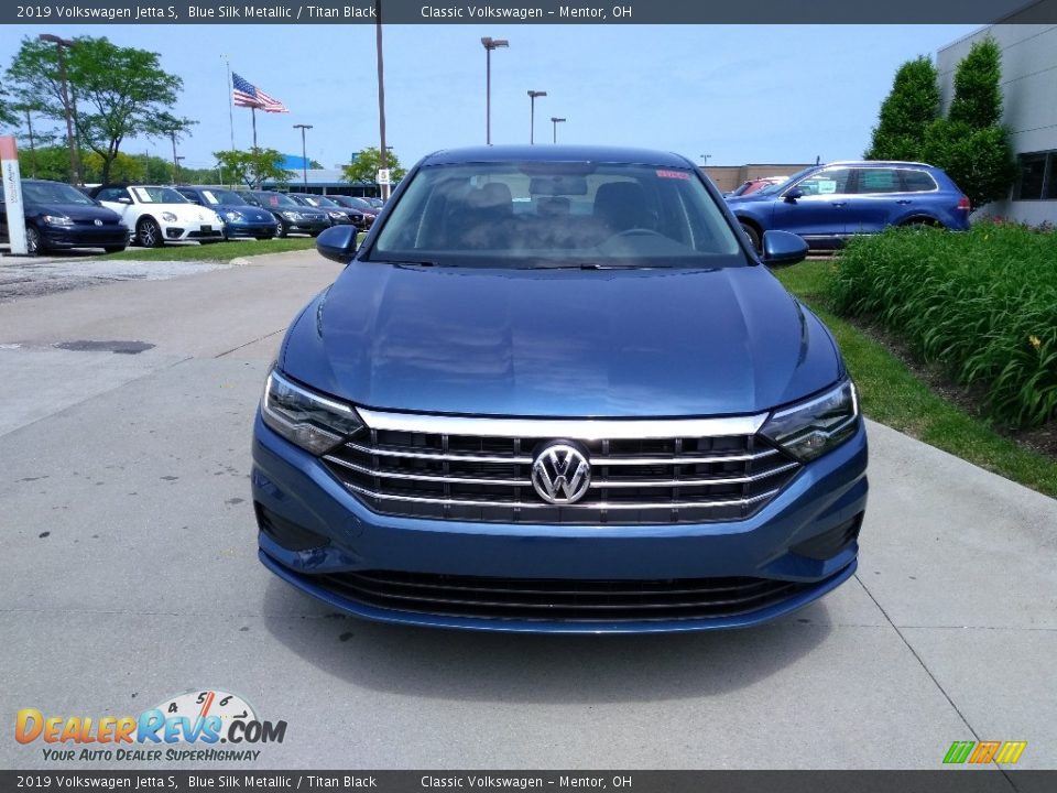 2019 Volkswagen Jetta S Blue Silk Metallic / Titan Black Photo #1