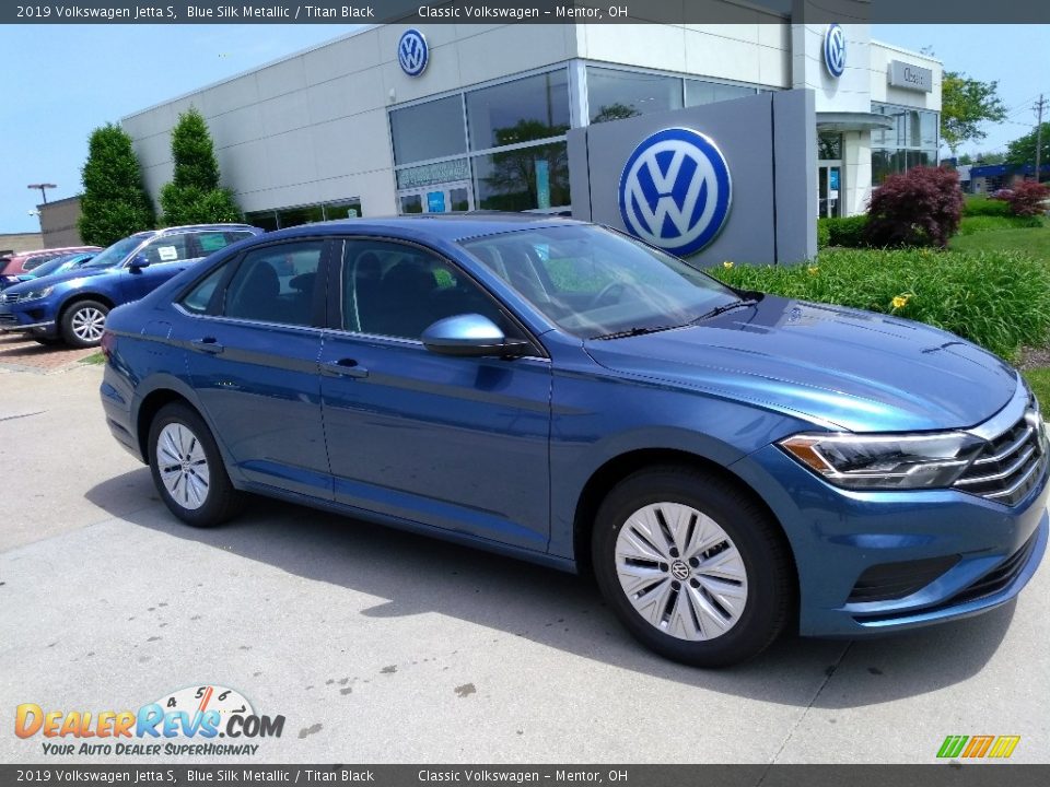 Blue Silk Metallic 2019 Volkswagen Jetta S Photo #2