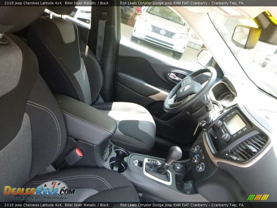 2018 Jeep Cherokee Latitude 4x4 Billet Silver Metallic / Black Photo #11