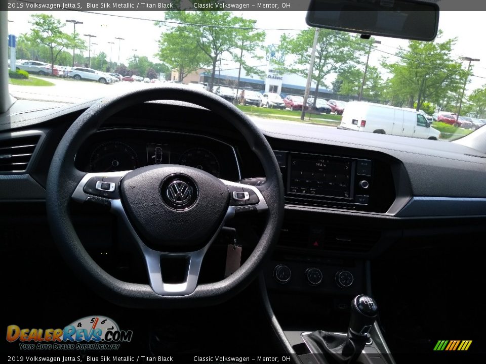 2019 Volkswagen Jetta S Blue Silk Metallic / Titan Black Photo #4