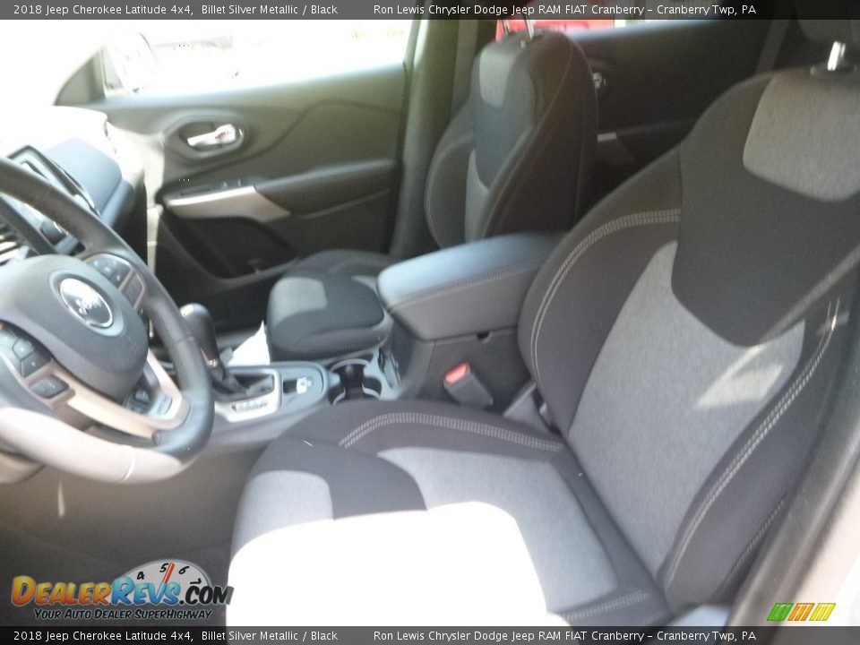 2018 Jeep Cherokee Latitude 4x4 Billet Silver Metallic / Black Photo #14