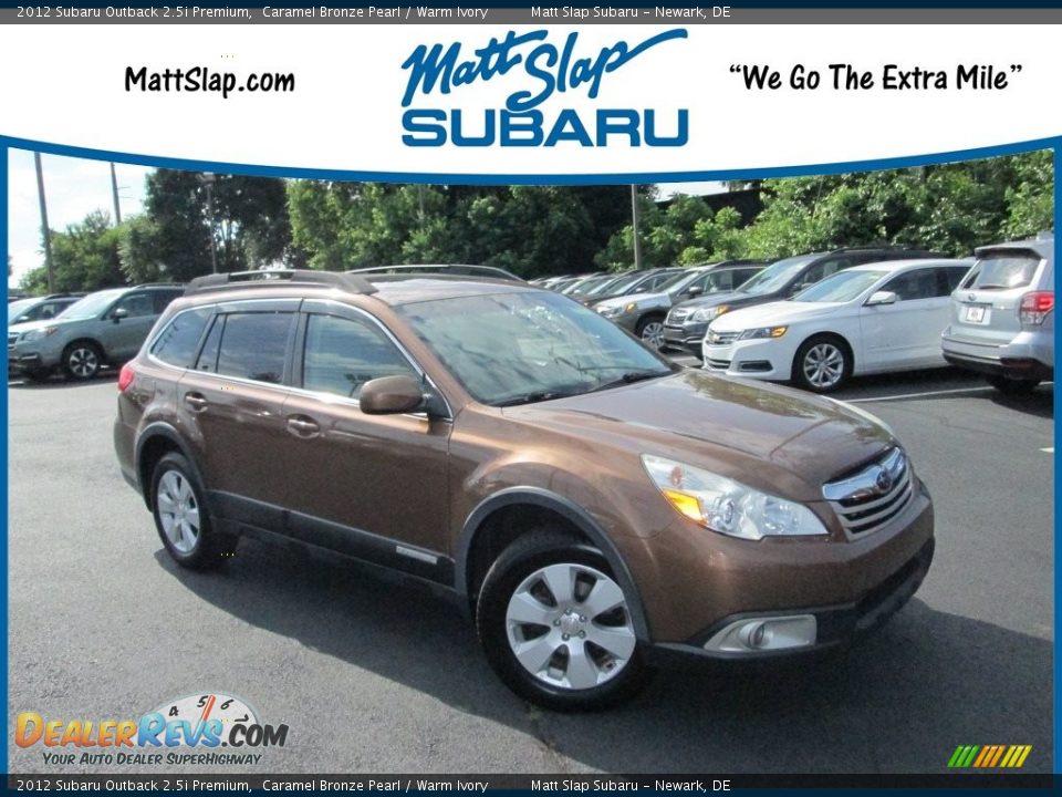 2012 Subaru Outback 2.5i Premium Caramel Bronze Pearl / Warm Ivory Photo #1