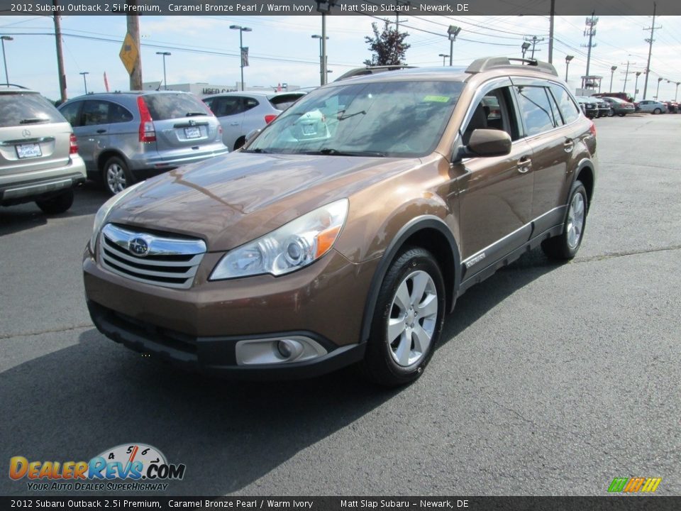 2012 Subaru Outback 2.5i Premium Caramel Bronze Pearl / Warm Ivory Photo #2