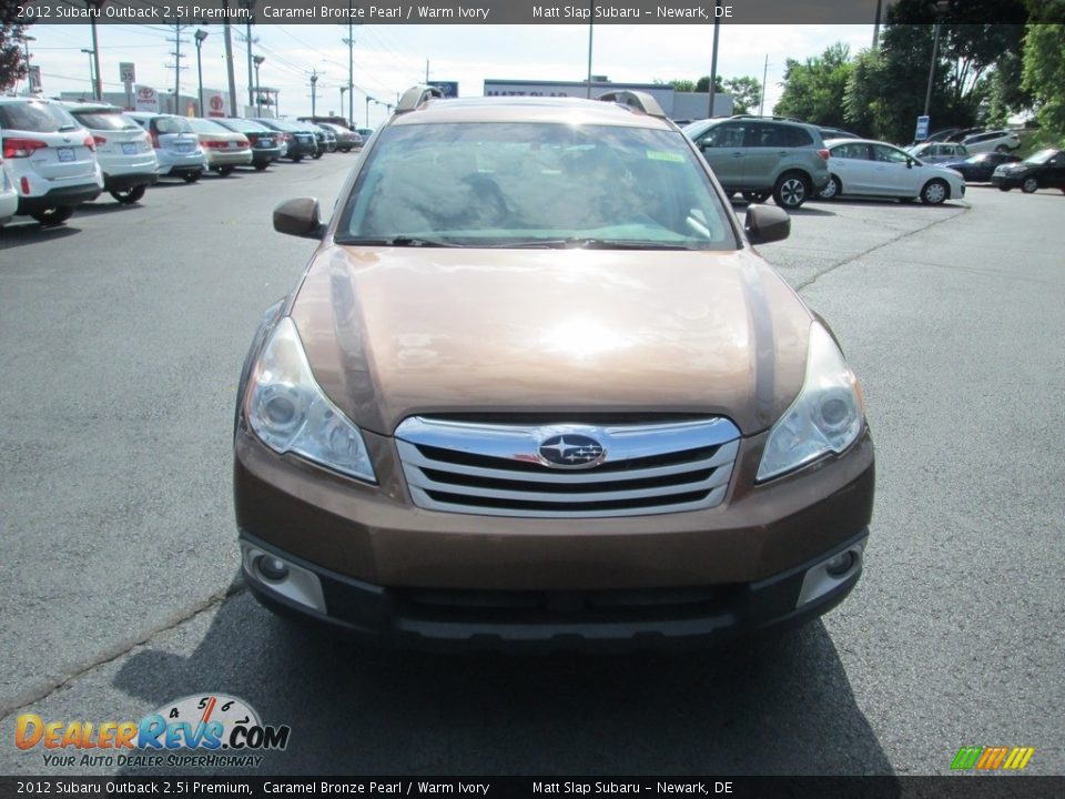 2012 Subaru Outback 2.5i Premium Caramel Bronze Pearl / Warm Ivory Photo #3