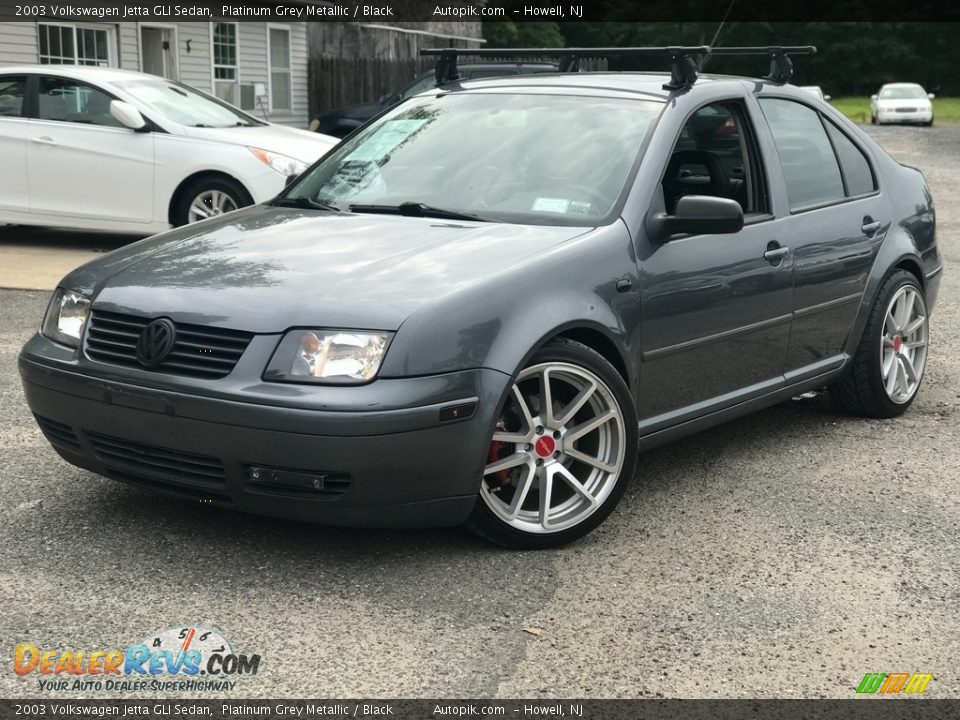 2003 Volkswagen Jetta GLI Sedan Platinum Grey Metallic / Black Photo #2