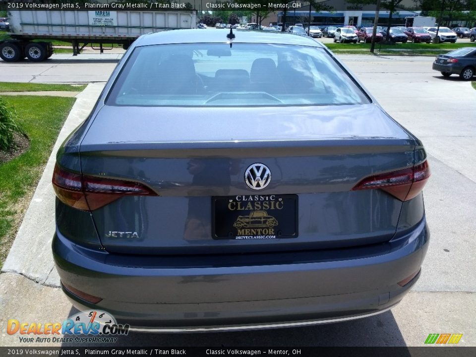 2019 Volkswagen Jetta S Platinum Gray Metallic / Titan Black Photo #5