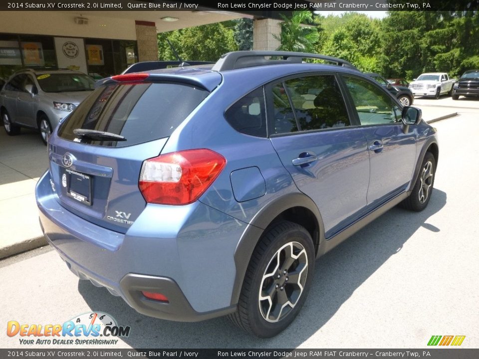 2014 Subaru XV Crosstrek 2.0i Limited Quartz Blue Pearl / Ivory Photo #2