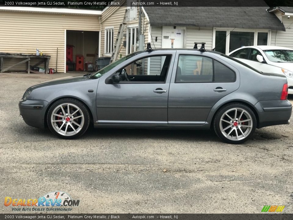 2003 Volkswagen Jetta GLI Sedan Platinum Grey Metallic / Black Photo #3