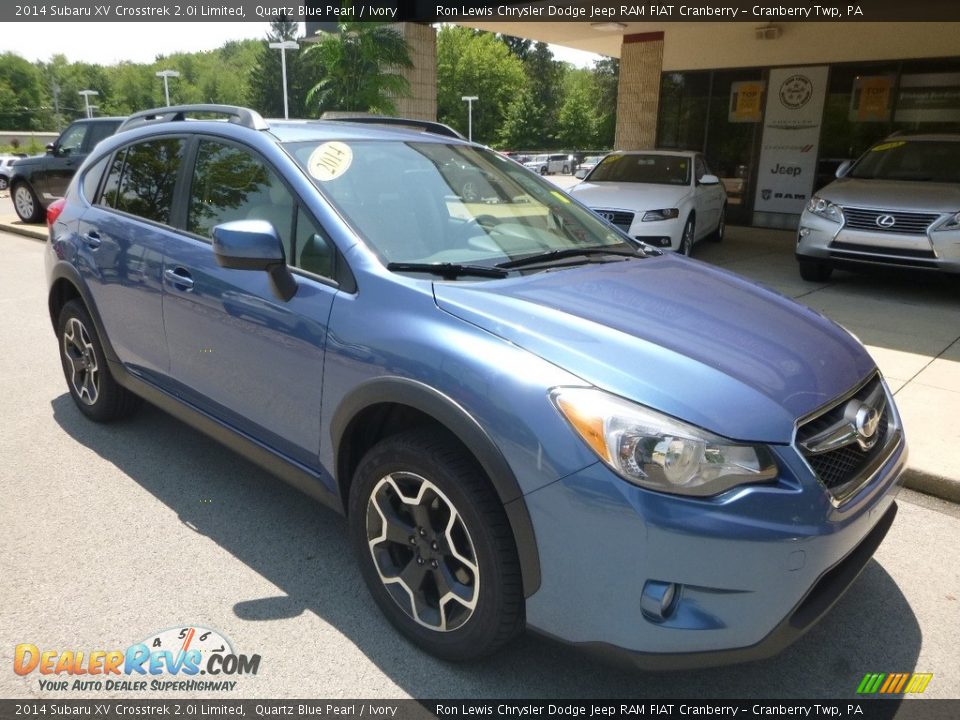2014 Subaru XV Crosstrek 2.0i Limited Quartz Blue Pearl / Ivory Photo #4