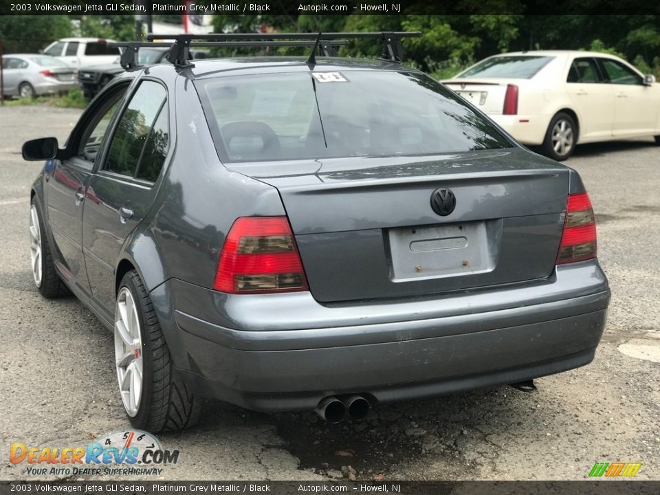 2003 Volkswagen Jetta GLI Sedan Platinum Grey Metallic / Black Photo #5