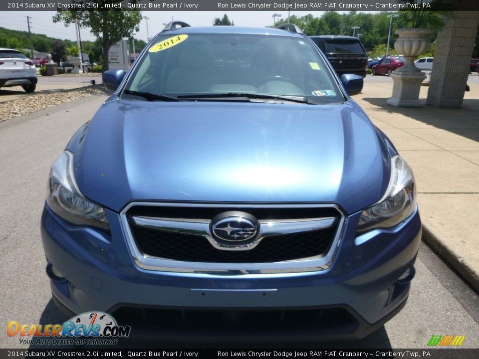 2014 Subaru XV Crosstrek 2.0i Limited Quartz Blue Pearl / Ivory Photo #5
