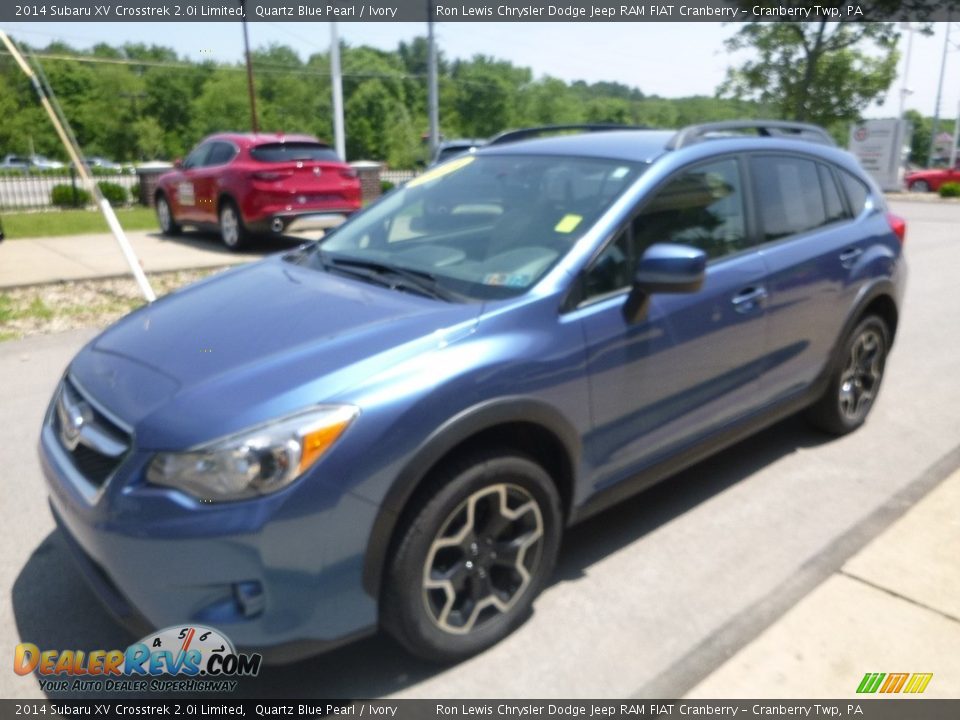 2014 Subaru XV Crosstrek 2.0i Limited Quartz Blue Pearl / Ivory Photo #6