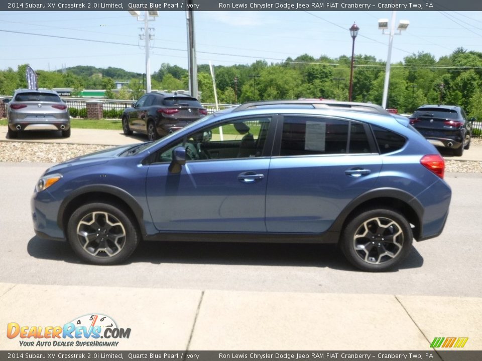 2014 Subaru XV Crosstrek 2.0i Limited Quartz Blue Pearl / Ivory Photo #7