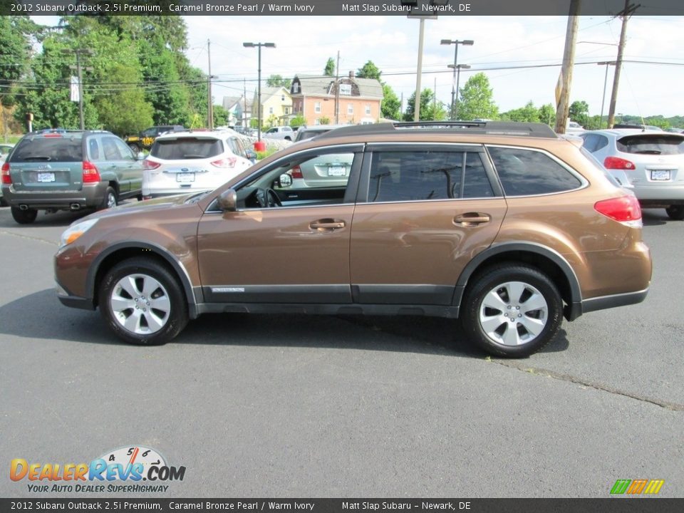 2012 Subaru Outback 2.5i Premium Caramel Bronze Pearl / Warm Ivory Photo #9