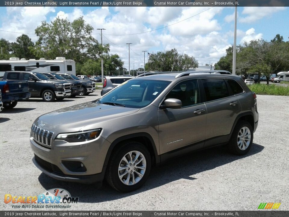2019 Jeep Cherokee Latitude Light Brownstone Pearl / Black/Light Frost Beige Photo #1