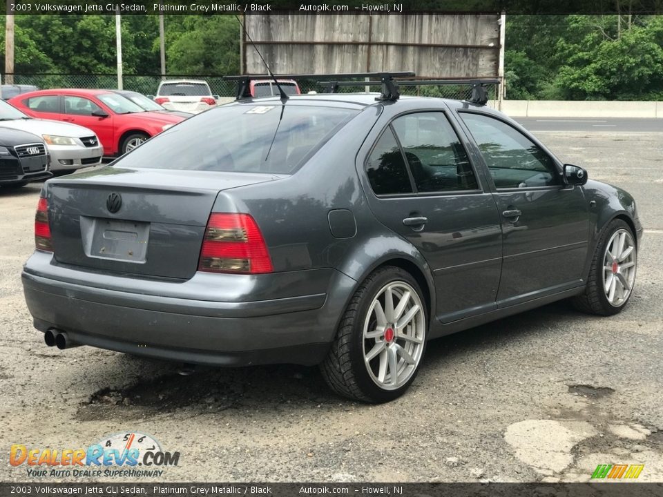 2003 Volkswagen Jetta GLI Sedan Platinum Grey Metallic / Black Photo #8