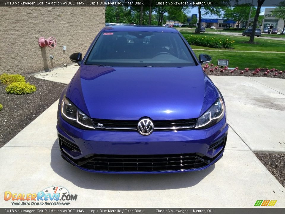 2018 Volkswagen Golf R 4Motion w/DCC. NAV. Lapiz Blue Metallic / Titan Black Photo #1
