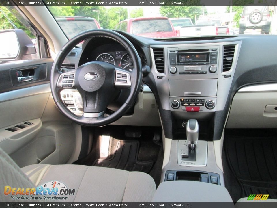 2012 Subaru Outback 2.5i Premium Caramel Bronze Pearl / Warm Ivory Photo #10