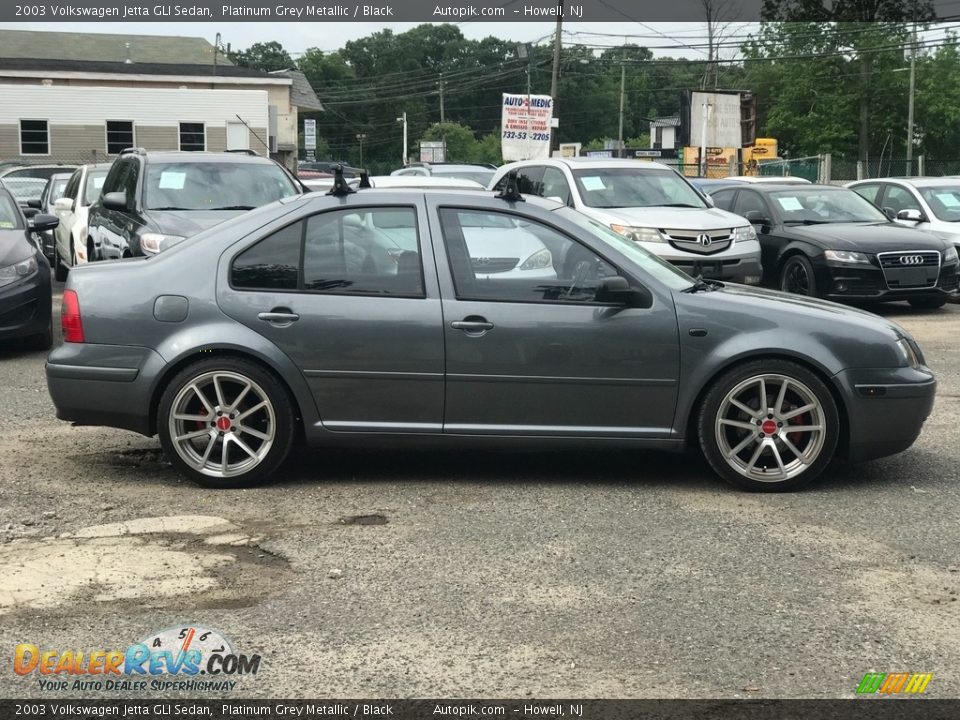 2003 Volkswagen Jetta GLI Sedan Platinum Grey Metallic / Black Photo #9