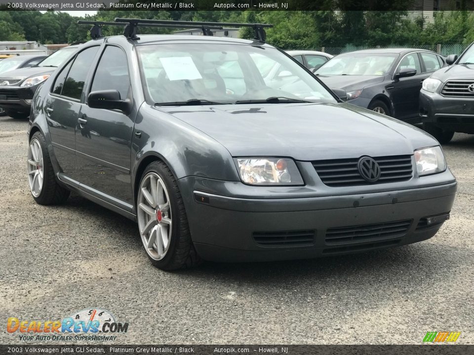 2003 Volkswagen Jetta GLI Sedan Platinum Grey Metallic / Black Photo #10