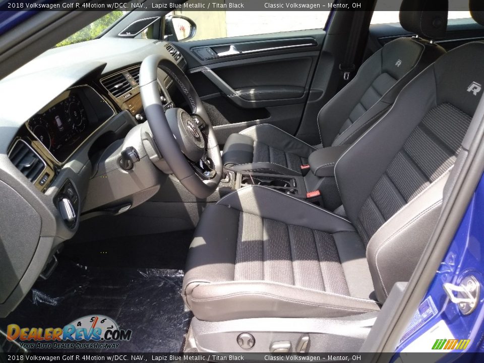 Titan Black Interior - 2018 Volkswagen Golf R 4Motion w/DCC. NAV. Photo #3