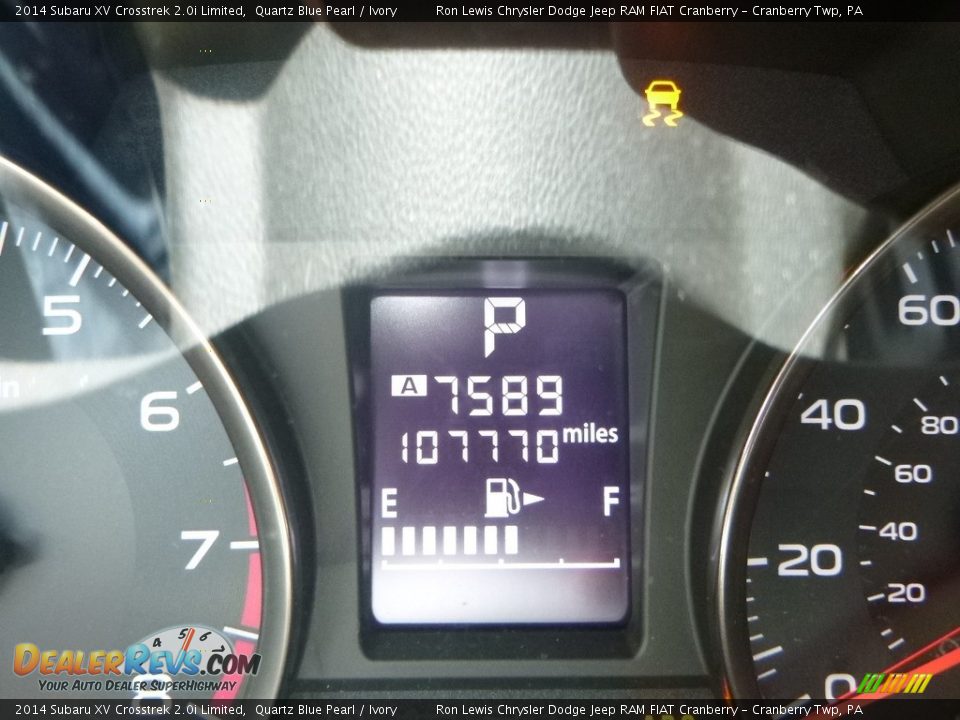 2014 Subaru XV Crosstrek 2.0i Limited Quartz Blue Pearl / Ivory Photo #11