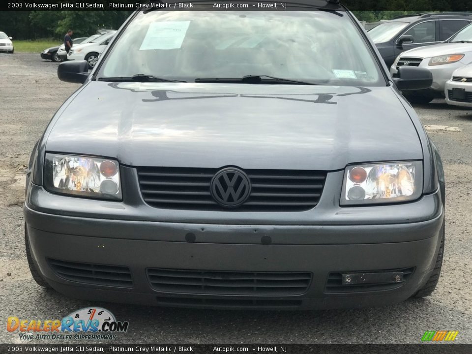 2003 Volkswagen Jetta GLI Sedan Platinum Grey Metallic / Black Photo #11