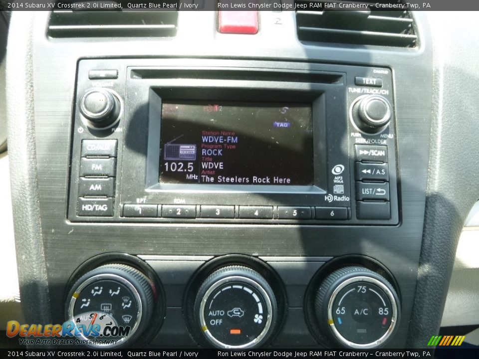 2014 Subaru XV Crosstrek 2.0i Limited Quartz Blue Pearl / Ivory Photo #12