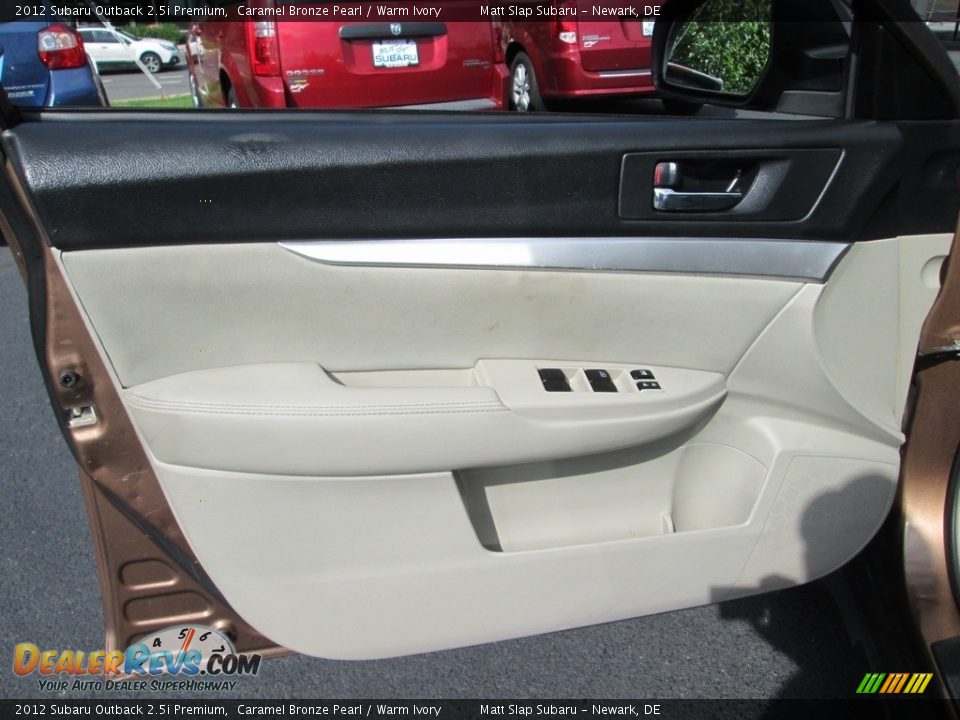 2012 Subaru Outback 2.5i Premium Caramel Bronze Pearl / Warm Ivory Photo #14