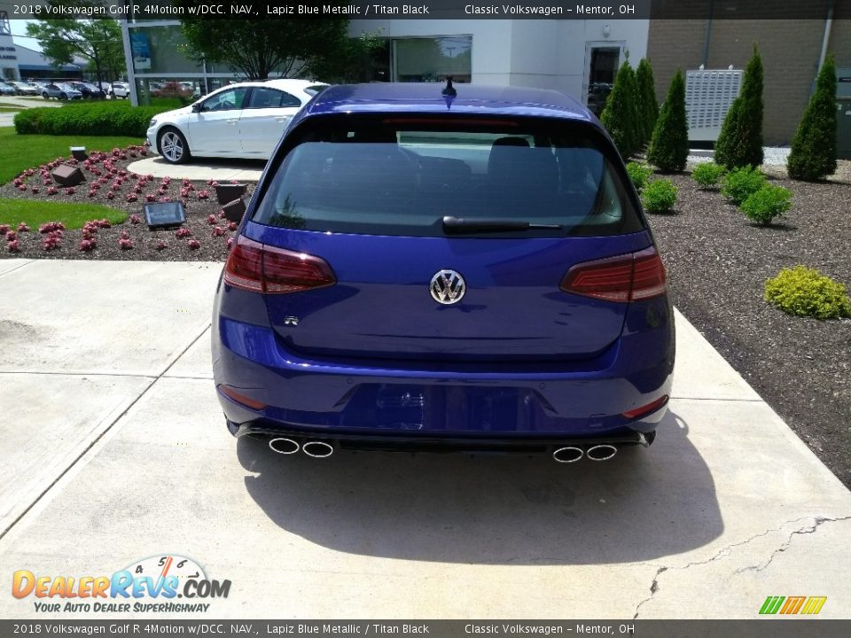 2018 Volkswagen Golf R 4Motion w/DCC. NAV. Lapiz Blue Metallic / Titan Black Photo #5