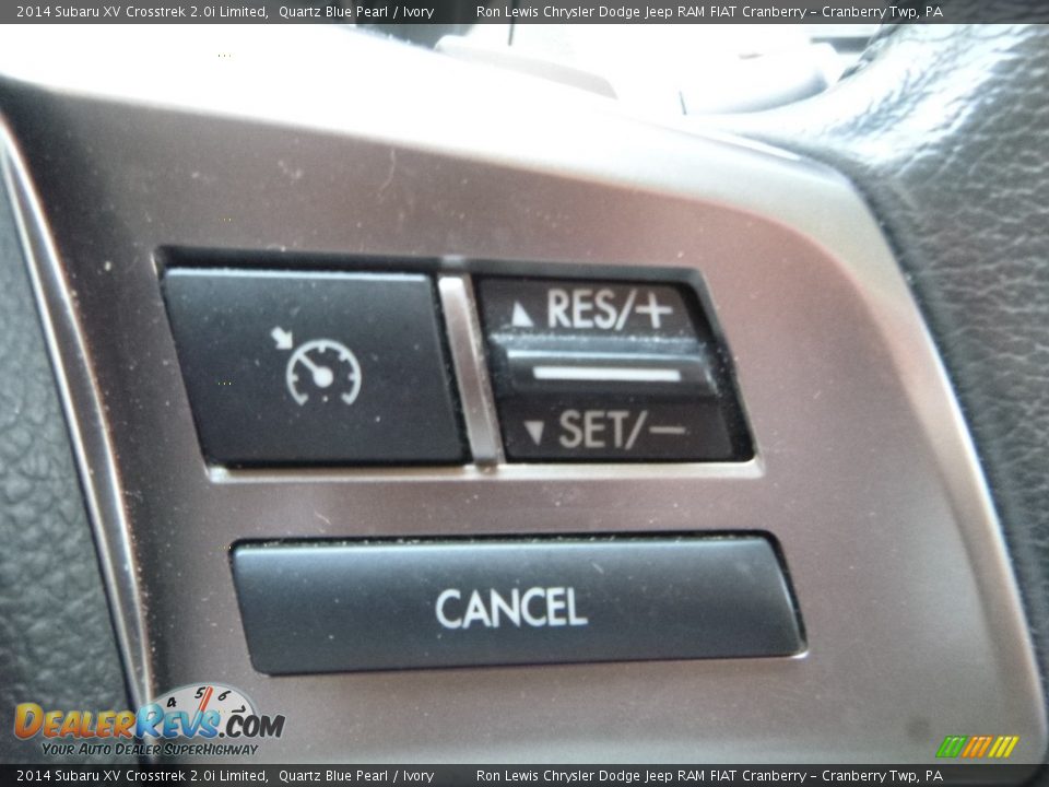 2014 Subaru XV Crosstrek 2.0i Limited Quartz Blue Pearl / Ivory Photo #14
