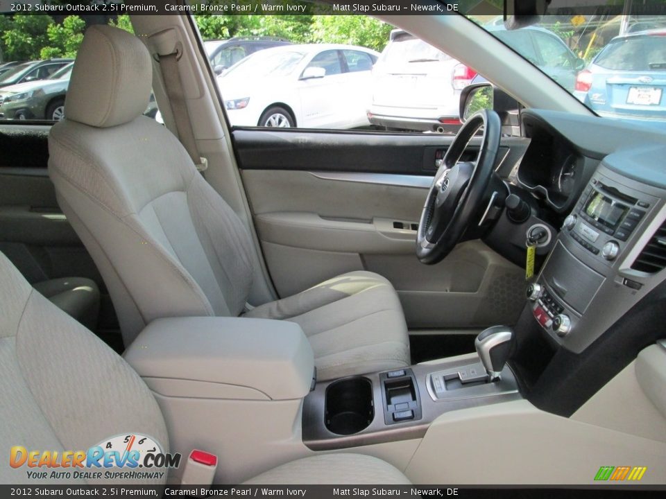 2012 Subaru Outback 2.5i Premium Caramel Bronze Pearl / Warm Ivory Photo #17