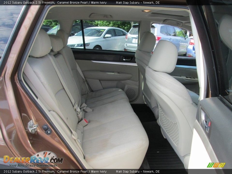 2012 Subaru Outback 2.5i Premium Caramel Bronze Pearl / Warm Ivory Photo #19