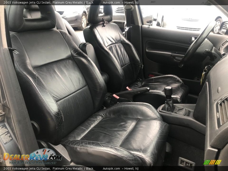 2003 Volkswagen Jetta GLI Sedan Platinum Grey Metallic / Black Photo #17